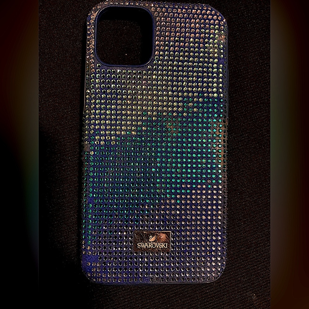 Swarovski multi-color Crystal iPhone 11 Pro phone cover.